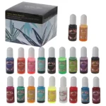 20 Colors Epoxy Resin Pigment Kit Liquid