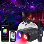32W Dual port Fiber Optic Star Ceiling Kit with RGB Meteor