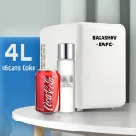 4L Mini Refrigerator 12v 110V 220V Electric Portable Camping