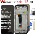 6.58" Xiaomi Redmi Note 11E LCD 22041219C Display Touch Screen Digitizer
