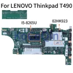 LENOVO Thinkpad T490 I5-8265U 8GB Notebook Mainboard 02HK923 NM-B901 DDR4 Laptop