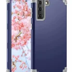 Samsung Galaxy S21 FE S2FE Case Hard PC+Silicone Hybrid protect Back Cover