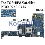 Motherboard TOSHIBA Satellite P700 P740 P745 HM65 Mainboard