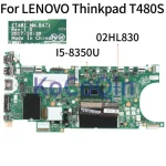 LENOVO Thinkpad T480S Core I5-8350U 4GB Notebook Mainboard 02HL830 01LV620 01YU138