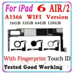 Free iCloud A1566 Version iPad 6 Air 2 Motherboard With Touch
