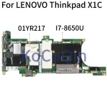 Motherboard LENOVO Thinkpad X1 Carbon X1C Core I7-8650U 16GB