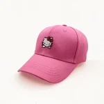 High Quality Brand Sanrio Hello Kitty Snapback Cap Cotton