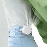Leafless Mini Clip Fan Neck Waist Fan Air Cooling