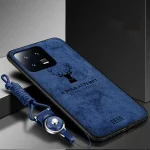 Xiaomi Redmi Note 13 Pro Plus Case Soft Silicone+Hard Fabric Deer Slim