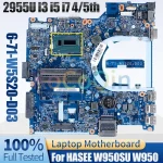 6-71-W5S20-D03 HASEE W950SU W950 Notebook Mainboard 2955U I3 i5 i7
