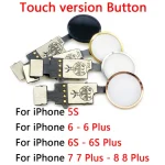 Universal Home Button Return Back Fingerprint Flex Cable Iphone 5S