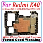 256gb Xiaomi POCO F3 / Redmi K40 Motherboard Mainboard 128GB