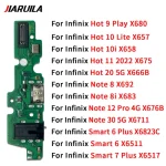 10Pcs USB Charger Charging Dock Port Connector Flex Cable Infinix