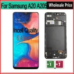 6.4 Inch A20 LCD Samsung A20 A205 LCD Display