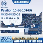 DA0G7HMB8G0 TPN-Q245 HP Pavilion 15-EG 15T-EG Notebook Mainboard M16346-601 M16344-601 I5