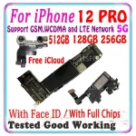 512gb 256gb 128GB iPhone 12 Pro Motherboard With Face ID Free