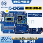 DA0G3PMB8D0 HP 15-FA Notebook Mainboard SRLCX i5-12450H N18P-G61-A-A1 GTX1650Ti 4G Laptop