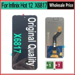 6.82" Original Infinix Hot 12 X6817 LCD Display Touch