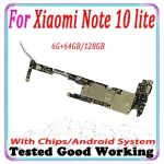 128GB Xiaomi Mi Note 10 Lite Note10 Lite Motherboard 128GB Full
