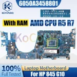 HP 845 G10 Notebook Mainboard 6050A3458801 R5 R7 AMD CPU