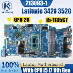 Dell Latitude 3420 3520 Notebook Mainboard 213093-1 0HR31V 02K56M