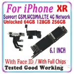 Free iCloud Mainboard iphone xr Motherboard With Face ID 256gb