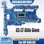 6050A3028601 HP 640 G5 Notebook Mainboard i5 i7 8th Gen L58706-001