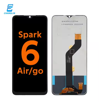 100% tested for tecno screen phone accessories repair parts combo spark 6 AIR GO lcds display