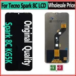 Origianl Tecno Spark 8C LCD Display Touch Screen Digiziter