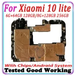 128GB Motherboard Xiaomi Mi 10 Lite Mainboard 256GB Main