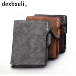Dexbxuli Waterproof Mens Pu Leather Wallet