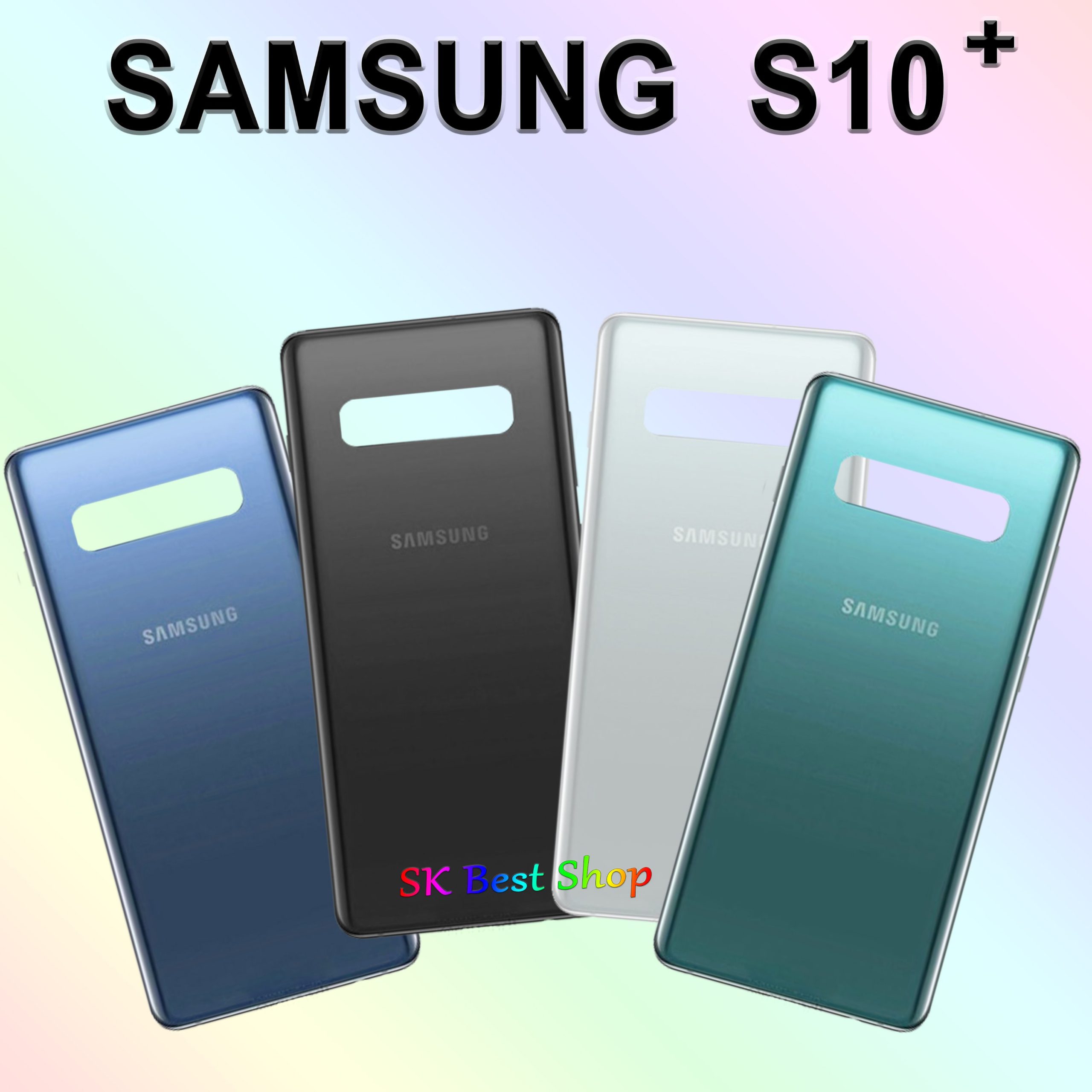 2024/08/1000006133-scaled.jpg Samsung Galaxy S10 Plus Back Battery Cover Housing Backshell Rear Back Cover Case Repair Parts - Image 1
