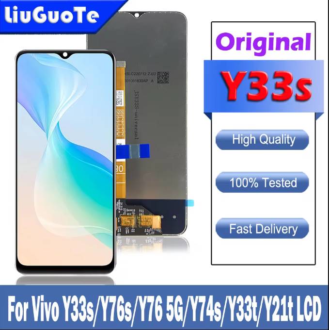 6-58-Original-LCD-For-VIVO-Y33s-Y76s-LCD-Display-Touch-Screen-Digitizer-Assembly-For-Vivo-Y74s-Y33t-Y21t-Y76-5g-LCD-Replacement