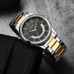 TITAN NR1713BM02 Karishma Black Dial Brass Strap Watch