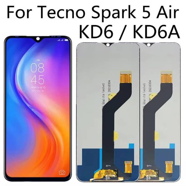 7.0" LCD For Tecno Spark 5 AIR KD6 LCD Display Touch Screen Digitizer Assembly Replacement For Spark5 AIR KD6A LCD Display