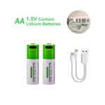 Smartoools Type-C Rechargeable Batteries AA 2 Pcs