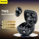 Awei T78 TWS Sports Earbuds V5.3 Wireless Bluetooth Headphones