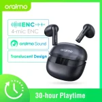 oraimo OEB-E04D Riff 2 ENC Thumping Bass 30-hour Playtime Translucent TRUE Wireless