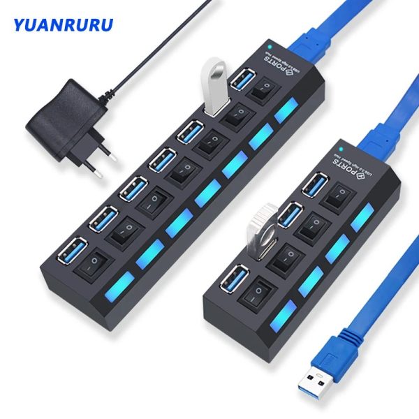 USB Hub 3.0 Hub USB 3 USB 2.0 Multi USB Splitter Power Adapter-used-mobile-photo-bangladesh-buy-sale-exchange-shop