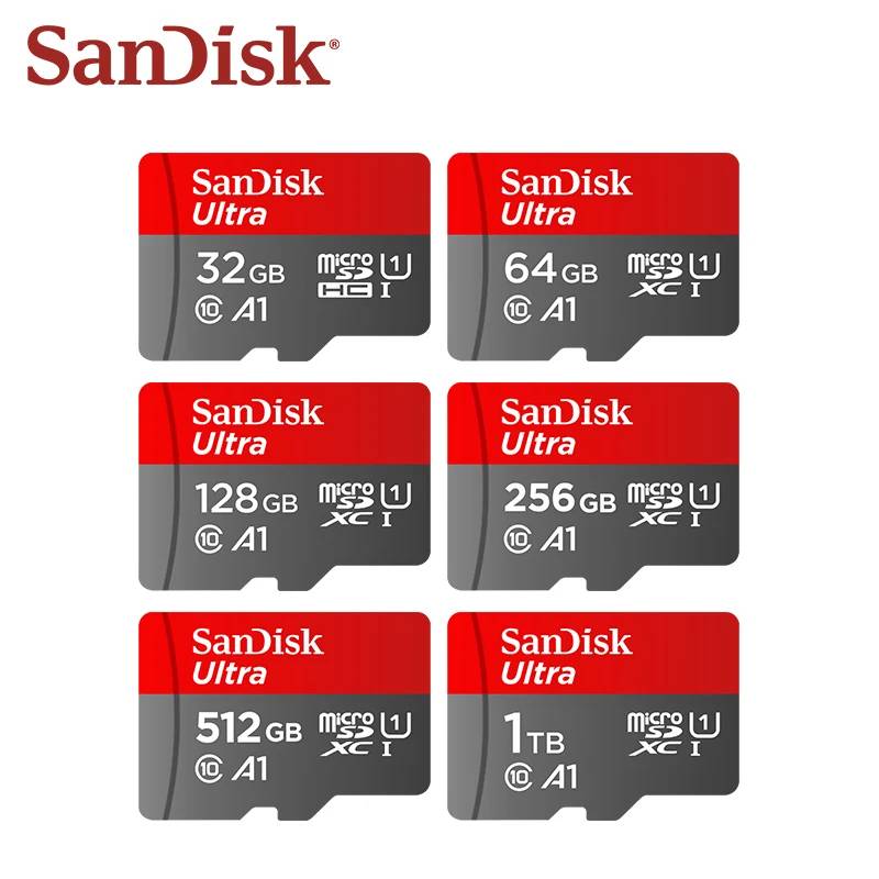 Original SanDisk Micro SD Card C10 32GB 64GB 128GB 256GB 512GB-used-mobile-photo-bangladesh-buy-sale-exchange-shop