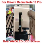 Better super AMOLED Xiaomi Redmi Note 13 Pro 5G LCD Display Touch Screen Digitizer