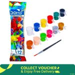 Doms Tempera Colors12 Color Shades