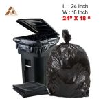 Trash Bag / Poly Bag / Garbage Bag - Thin (24" x 18") - 25 Pcs