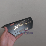 Hero Xtreme 125 Silencer Guard Silencer Cover Footrest Black Gold Combination