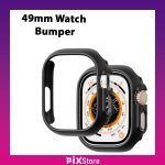 Apple Watch Ultra Bumper 49mm Bumper Case - No Screen Protector - Body Coverage PC Bumper Case for Apple Watch Ultra 49mm