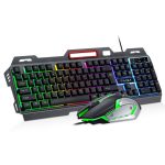T Wolf TF600 RGB Gaming Keyboard Mouse Combo