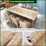 Marble Pattern Stickers Self Adhesive Waterproof Kitchen Furniture Renovation Wallpaper