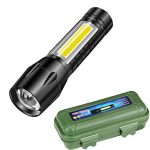Rechargeable Mini Zoomable Flash Light