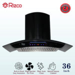 Rizco Kitchen Hood Chimney Type   RZHC905 36 Inch