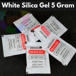 White Silica Gel 5g   100 Packets: Quality Moisture Absorption